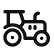 Simple tractor icon