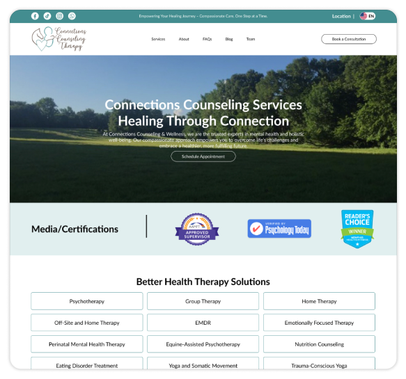 Whippet Creative Connection Counseling - Whippet Creative Asset