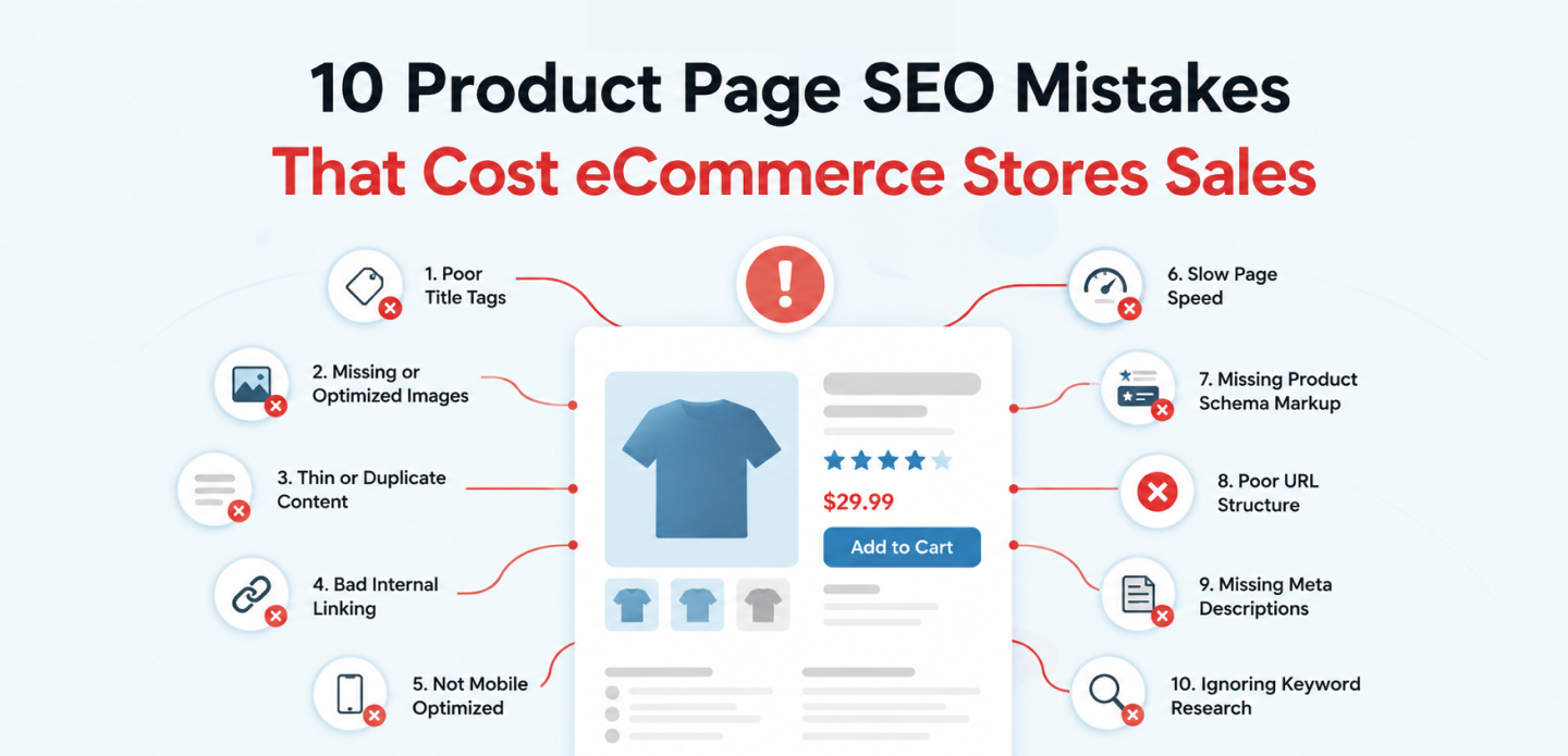Whippet Creative 10 Product Page Seo Mistakes That Cost Ecommerce Stores Sales - Whippet Creative Asset