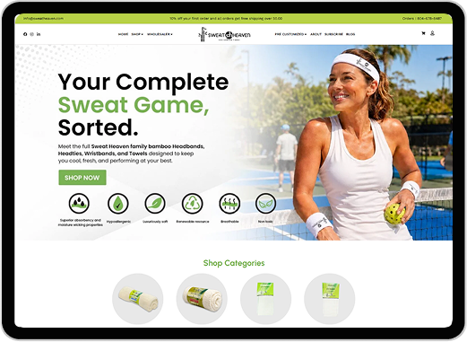 Whippet Creative Case Study Sweat Heaven portfolio asset