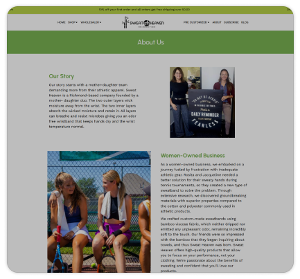 Whippet Creative Case Study Sweat Heaven portfolio asset